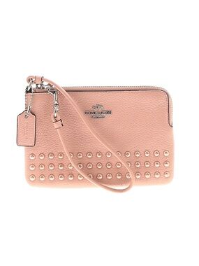 Coach lacquer rivets Wristlet EUC